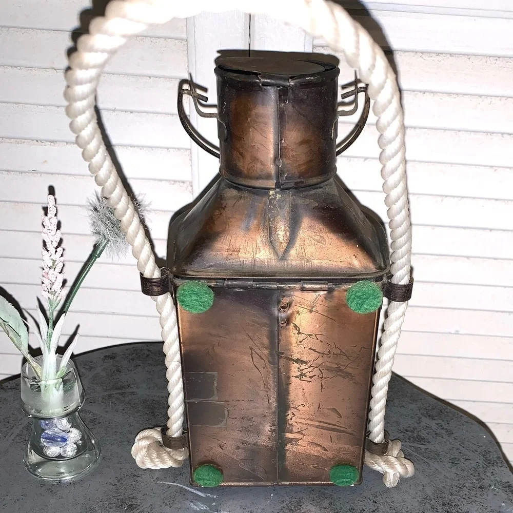 Masthead Nautical Oil Lantern Reflector Bubble Glass Lamp